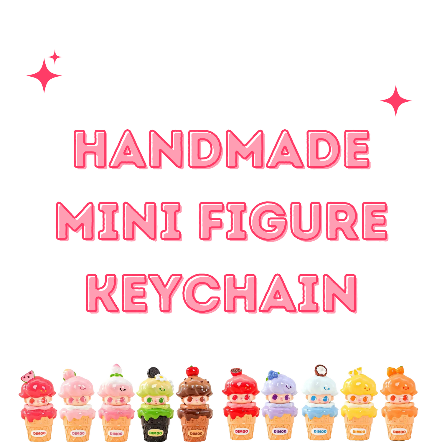 HANDMADE MINI FIGURE KEYCHAIN
