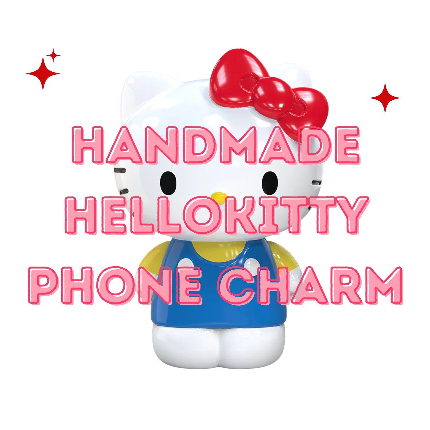 HANDMADE HELLOKITTY PHONE CHARM