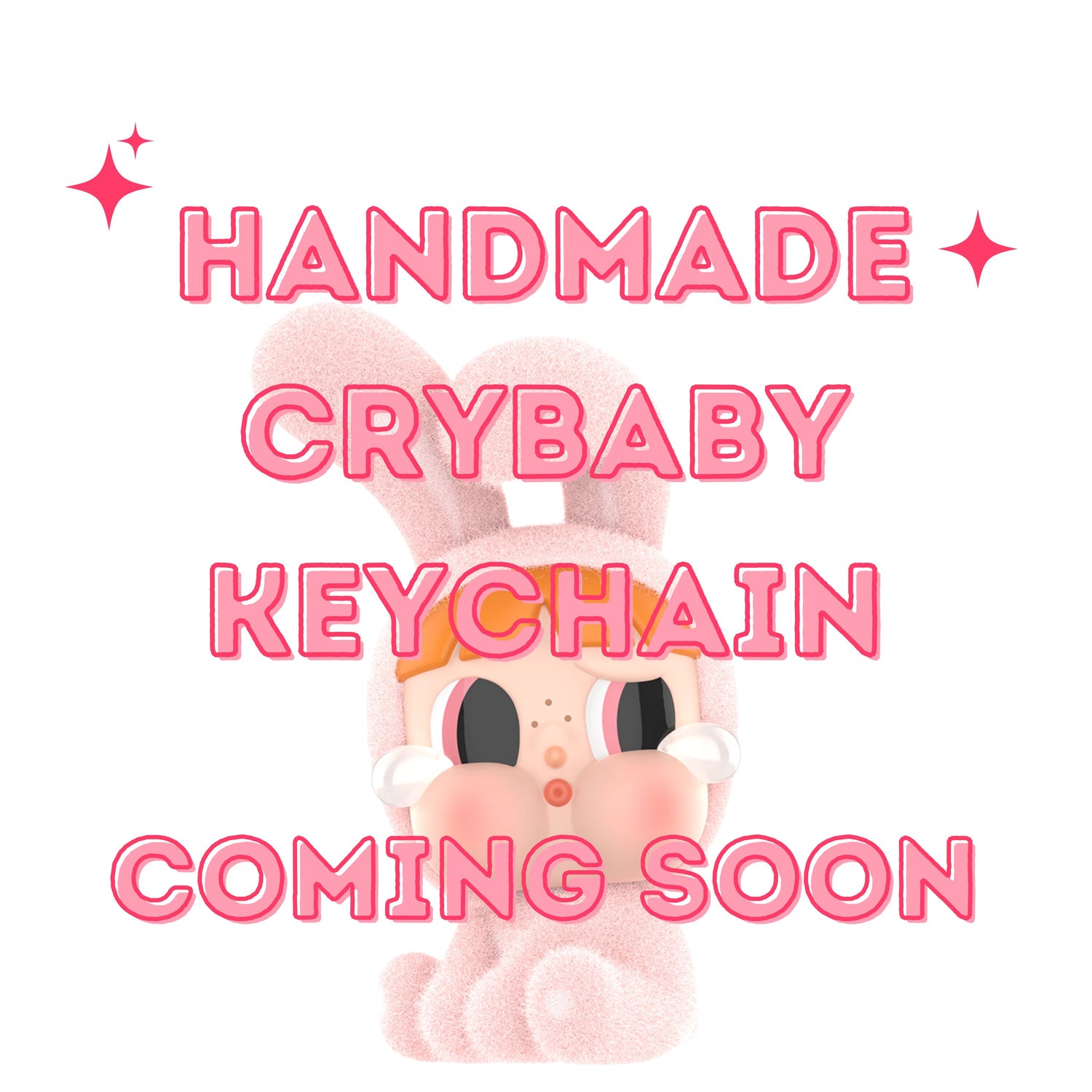 HANDMADE CRYBABY KEYCHAIN